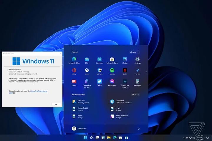 Menu Start Windows 11